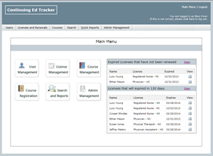 Continuing Ed Tracker Live