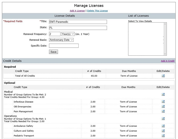 License Requirements